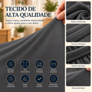 Capa De Cadeira Jantar Cinza Spandex