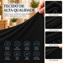 Capa De Cadeira Jantar Preta Spandex