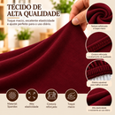 Capa De Cadeira Jantar Vinho Spandex